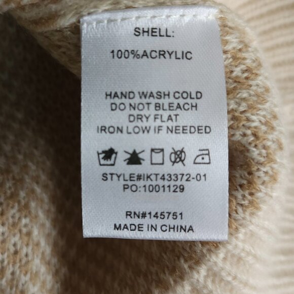 Altar'd State Women's L/S Knitted Bella Sweaters in Tonal Swirls $69.50 tag NWT - Picture 5 of 5